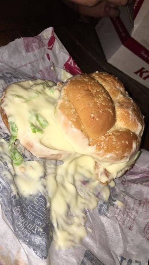 KFC Australia Bukkake Burger