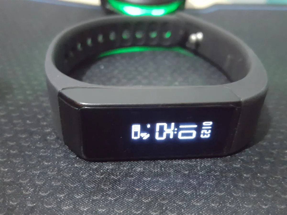 With the screen on