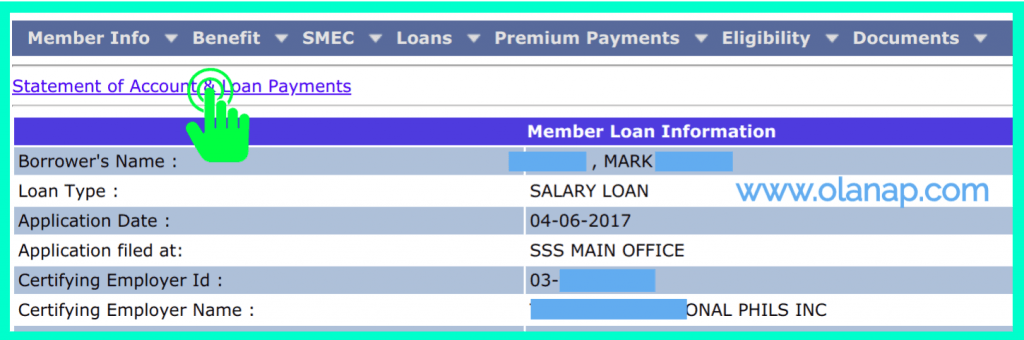 sss loan payment online