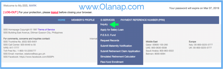 sss loan payment online