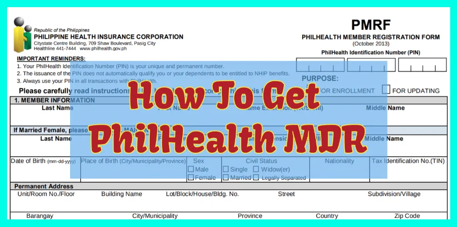 how to get philhealth mdr