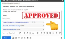 apply pag ibig calamity loan using email